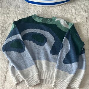 SHEIN Multicolor Crew Neck Sweater